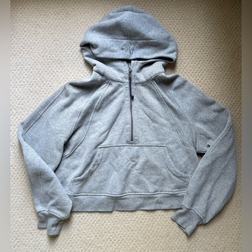Lululemon half zip scuba hoodie